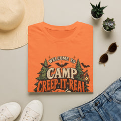 Camp Creep-It-Real T-Shirt — Welcome to Camp Halloween Graphic Tee- BP