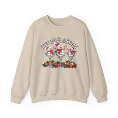 Lit & Frostbit Design | Festive Christmas Martinis, Winter Parties, Snowman Apparel, Christmas Party Sweatshirt