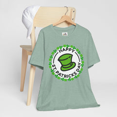 Happy St. Patrick's Day Unisex Tee - Leprechaun Hat