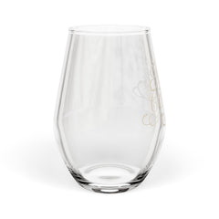 Merry Christmas Stemless Wine Glass