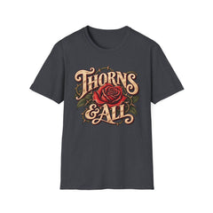 Thorns & All Rose Graphic T-Shirt - Love - Valentine
