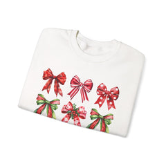 Christmas Red Bow Sweatshirt