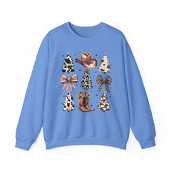 Rustic Coquette Christmas Sweatshirt