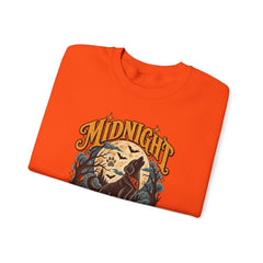 Midnight Howl Club Sweatshirt — Moonlit Wolves Graphic Crewneck