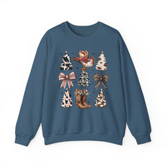 Rustic Coquette Christmas Sweatshirt