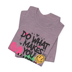 Do What Makes You Happy Tee | Unisex Jersey Short Sleeve Shirt, Positive Vibes Shirt, Gift for Friends, Uplifting Apparel, Casual [...]
