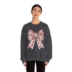 Pink & Gold  Bow  Sweatshirt - Valentine