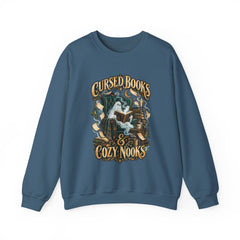 Cursed Books & Cozy Nooks Sweatshirt — Gothic Reading - Halloween BP