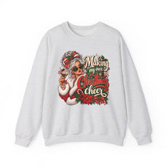 Christmas Cheer Sweatshirt — "Making My Own Christmas Cheer" Holiday Sweatshirt