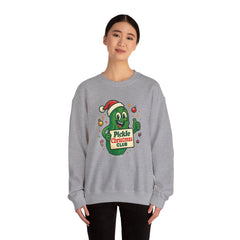Pickle Christmas Club Sweatshirt — Cute Holiday Pickle Crewneck