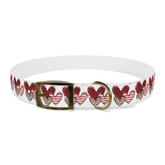 Dog Collar- Rustic Hearts