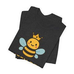 Queen Bee Fizzin' Unisex T-Shirt - Cute Bee Graphic Tee for Bee Lovers
