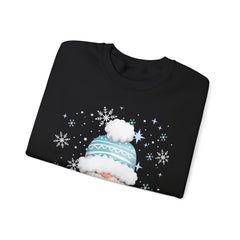 Winter Chill Sweatshirt - Cozy Unisex Crewneck with Snowy Design, Perfect for Holidays, Gifts, Snow Lovers, Warmth, Casual Style