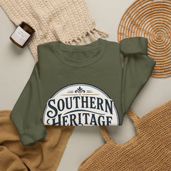 Southern Heritage Crewneck Sweatshirt — Vintage Magnolia Graphic