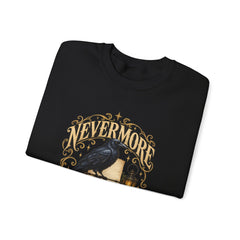 Nevermore Raven Crewneck Sweatshirt- Halloween Vibes