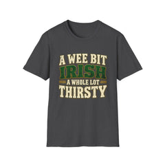"A Wee Bit Irish, A Whole Lot Thirsty" Vintage Pub Tee St. Patrick’s Day