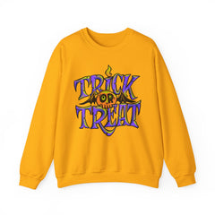 Halloween 'Trick or Treat' Crewneck Sweatshirt — Retro Candy Graphic