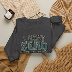 “I Have Zero Plans to Act My Age” Vintage College Graphic Sweatshirt