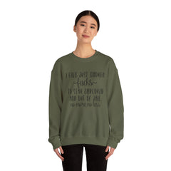 Funny Unisex Sweatshirt - Just Enough Fucks Given