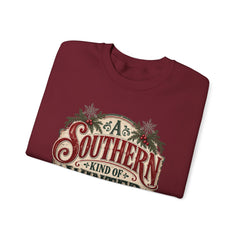 Southern Kind of Winter Crewneck Sweatshirt- Christmas