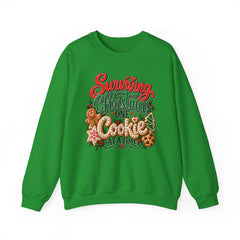 "Surviving Christmas One Cookie at a Time" Cozy Holiday Christmas Crewneck