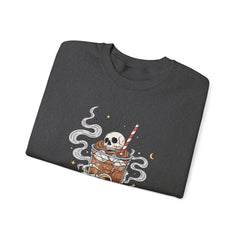 Sassy Coffee Sweatshirt - Cozy Unisex Crewneck, Halloween Fashion, Gift for Coffee Lovers, Fall Apparel, Cute Casual Style