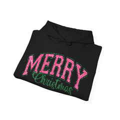 Merry Christmas Hoodie - Glitter effects but no glitter