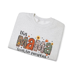 "This Mama Loves Her Pumpkins" Unisex Heavy Blend™ Crewneck Sweatshirt