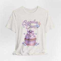 Cupcakes & Carats Tee — Cute Pastel Cupcake Graphic T-Shirt