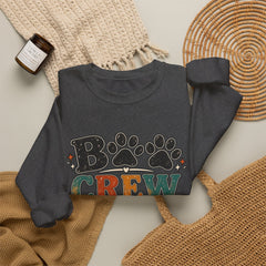 Dog Crew Sweatshirt – "B Crew" Paw Print Graphic Crewneck