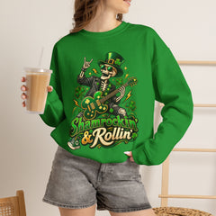 St. Patrick's Day Shamrockin' & Rollin' Sweatshirt