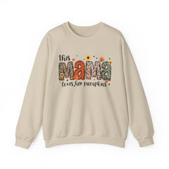 "This Mama Loves Her Pumpkins" Unisex Heavy Blend™ Crewneck Sweatshirt