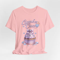 Cupcakes & Carats Tee — Cute Pastel Cupcake Graphic T-Shirt