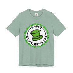 Happy St. Patrick's Day Unisex Tee - Leprechaun Hat