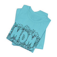 Pen & Ink Floral Mom T-Shirt - Perfect Gift for Mother's Day or New Mom