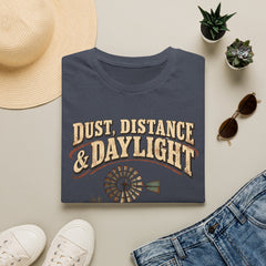 Dust, Distance & Daylight T-Shirt — Vintage Windmill Graphic Tee for Outdoor Lovers- Southern Heritage