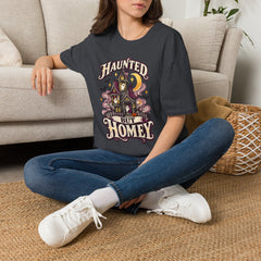 Haunted But Homey T-Shirt — Cute Vintage Haunted House Halloween Tee BP