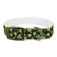 Dog Collar - St Patrick's Day Clover Design