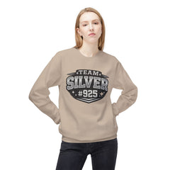 Team Silver #925 Crewneck Sweatshirt- Jewelry Lover