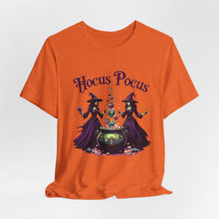 Hocus Pocus Halloween T-Shirt, Witch Tee, Unisex Halloween Shirt, Spooky Season Apparel, Costume Party Top