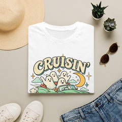 Cruisin' With My Boos T-Shirt — Cute Retro Ghosts Driving Graphic Halloween BP