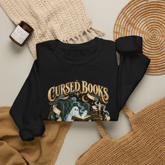 Cursed Books & Cozy Nooks Sweatshirt — Gothic Reading - Halloween BP