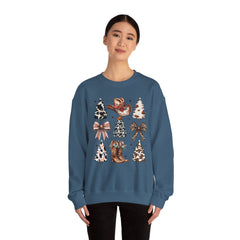 Rustic Coquette Christmas Sweatshirt