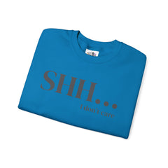 Shhh... I Don't Care Unisex Heavy Blend™ Crewneck Sweatshirt - Relaxed Casual Wear