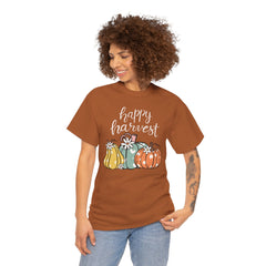 Happy Fall Essential Tee with Pumpkins