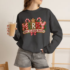 Christmas Cookie 'Make The Season Bright' Crewneck Sweatshirt