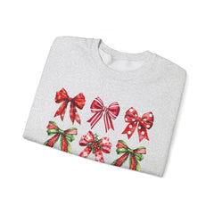 Christmas Red Bow Sweatshirt