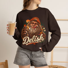 Delish Bigfoot Forest Crewneck Sweatshirt- S’Mores