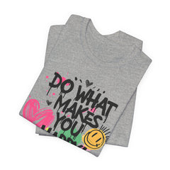 Do What Makes You Happy Tee | Unisex Jersey Short Sleeve Shirt, Positive Vibes Shirt, Gift for Friends, Uplifting Apparel, Casual [...]