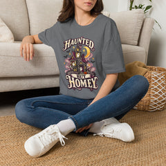 Haunted But Homey T-Shirt — Cute Vintage Haunted House Halloween Tee BP